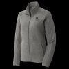 Women's Heather Microfleece Full Zip Jacket Thumbnail