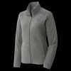 Women's Heather Microfleece Full Zip Jacket Thumbnail