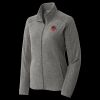 Women's Heather Microfleece Full Zip Jacket Thumbnail