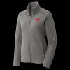 Women's Heather Microfleece Full Zip Jacket Thumbnail