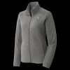 Women's Heather Microfleece Full Zip Jacket Thumbnail