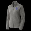 Women's Heather Microfleece Full Zip Jacket Thumbnail