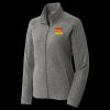 Women's Heather Microfleece Full Zip Jacket Thumbnail