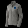 Women's Heather Microfleece Full Zip Jacket Thumbnail
