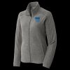Women's Heather Microfleece Full Zip Jacket Thumbnail