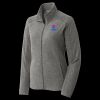 Women's Heather Microfleece Full Zip Jacket Thumbnail