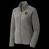 Women's Heather Microfleece Full Zip Jacket Thumbnail