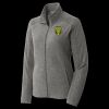Women's Heather Microfleece Full Zip Jacket Thumbnail