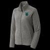 Women's Heather Microfleece Full Zip Jacket Thumbnail