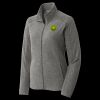 Women's Heather Microfleece Full Zip Jacket Thumbnail