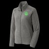 Women's Heather Microfleece Full Zip Jacket Thumbnail