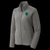 Women's Heather Microfleece Full Zip Jacket Thumbnail