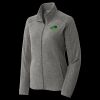 Women's Heather Microfleece Full Zip Jacket Thumbnail