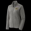 Women's Heather Microfleece Full Zip Jacket Thumbnail