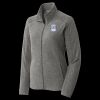 Women's Heather Microfleece Full Zip Jacket Thumbnail