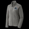 Women's Heather Microfleece Full Zip Jacket Thumbnail