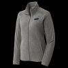 Women's Heather Microfleece Full Zip Jacket Thumbnail