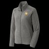 Women's Heather Microfleece Full Zip Jacket Thumbnail