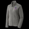 Women's Heather Microfleece Full Zip Jacket Thumbnail