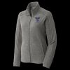 Women's Heather Microfleece Full Zip Jacket Thumbnail
