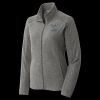 Women's Heather Microfleece Full Zip Jacket Thumbnail