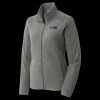 Women's Heather Microfleece Full Zip Jacket Thumbnail