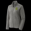 Women's Heather Microfleece Full Zip Jacket Thumbnail