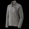 Women's Heather Microfleece Full Zip Jacket Thumbnail